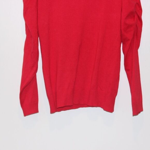Joseph A Red Turtleneck Sweater Women small - Picture 3 of 8